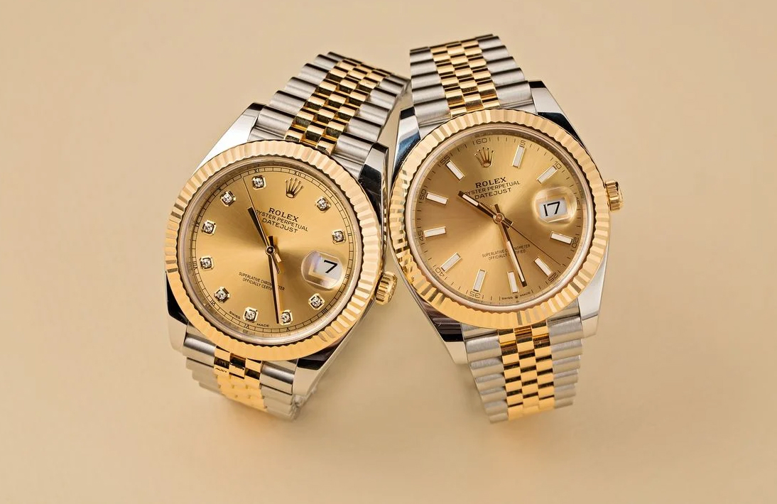 Louis vuitton rolex datejust his and hers