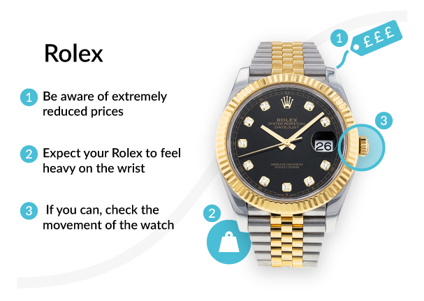 How to spot a fake rolex watchpilot. Com 4