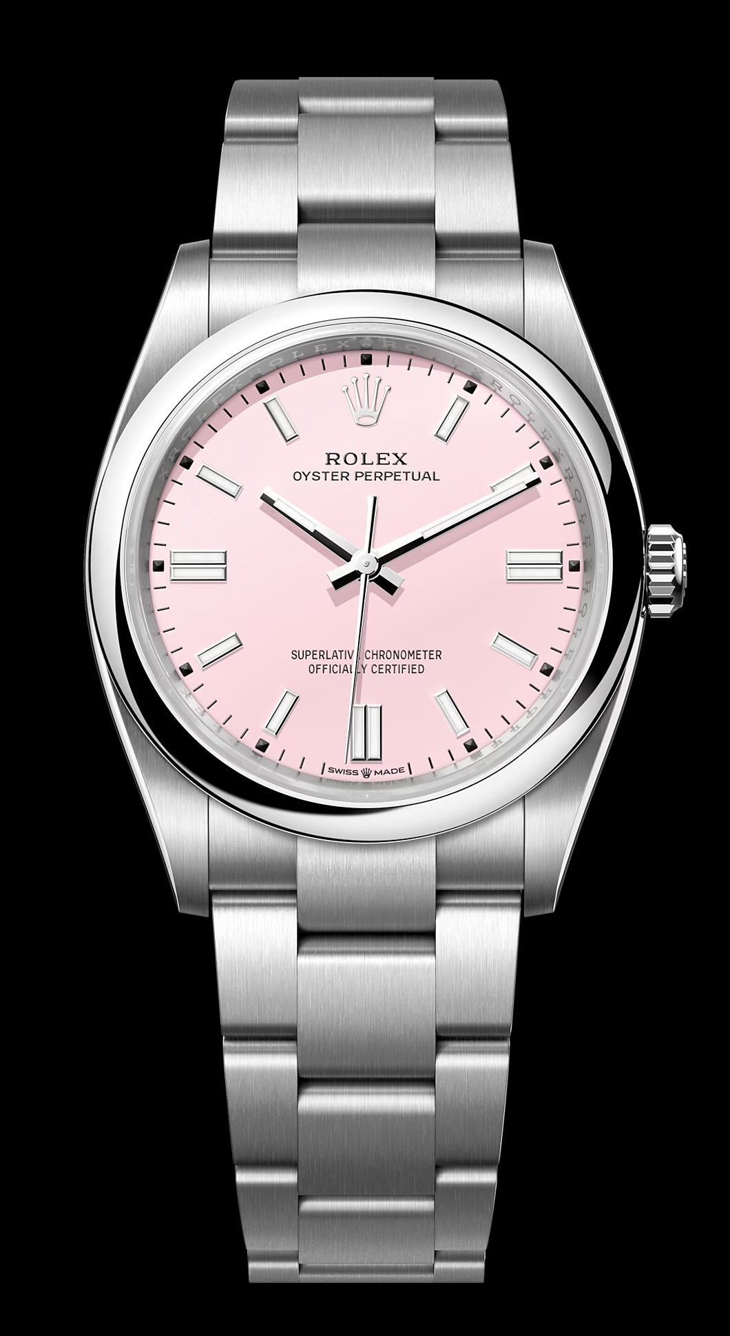 Rolex oyster perpetual pink