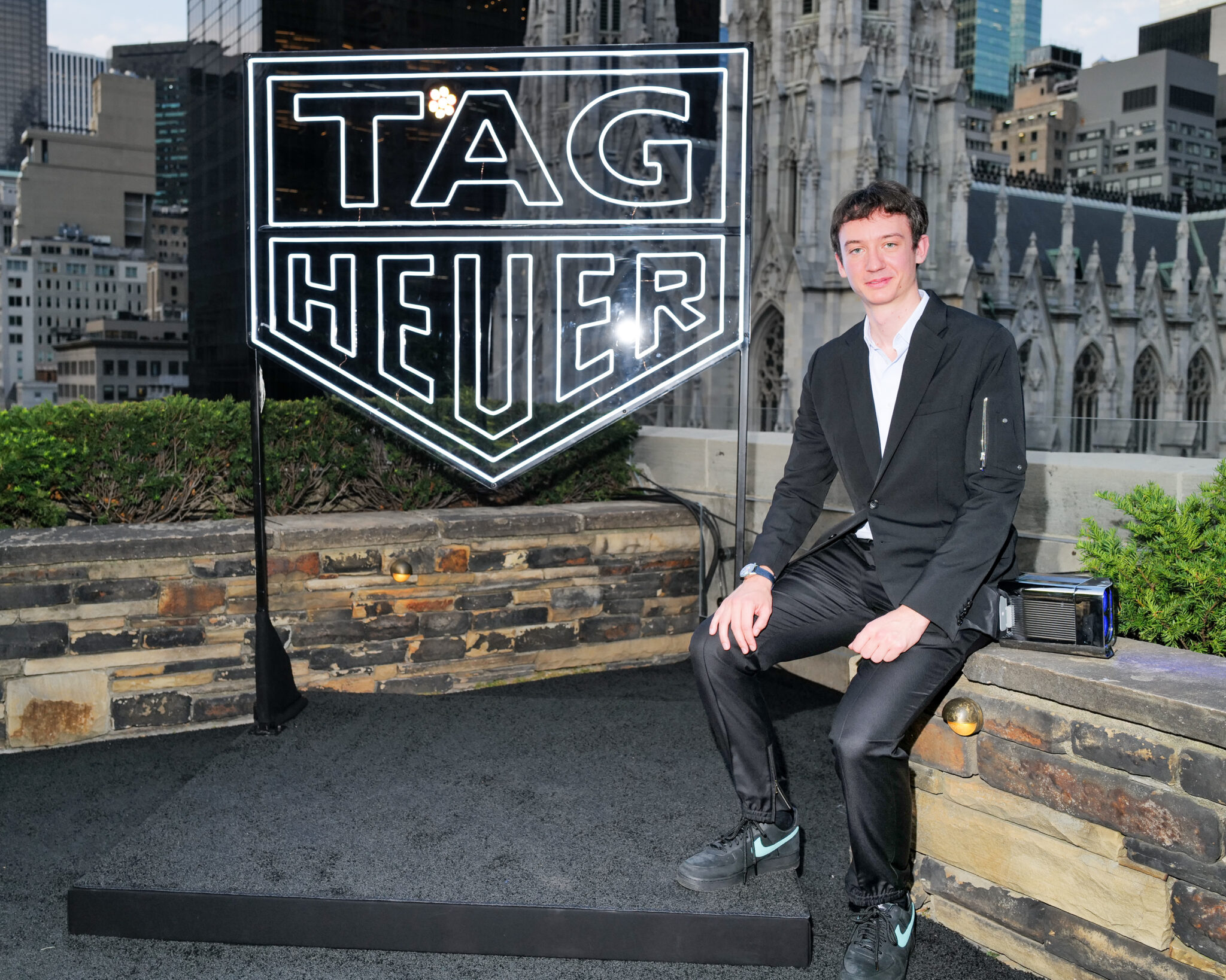 WATCH FACES: Stars Turn Out To Celebrate Opening Of TAG Heuer Flagship On  New York's Fifth Avenue