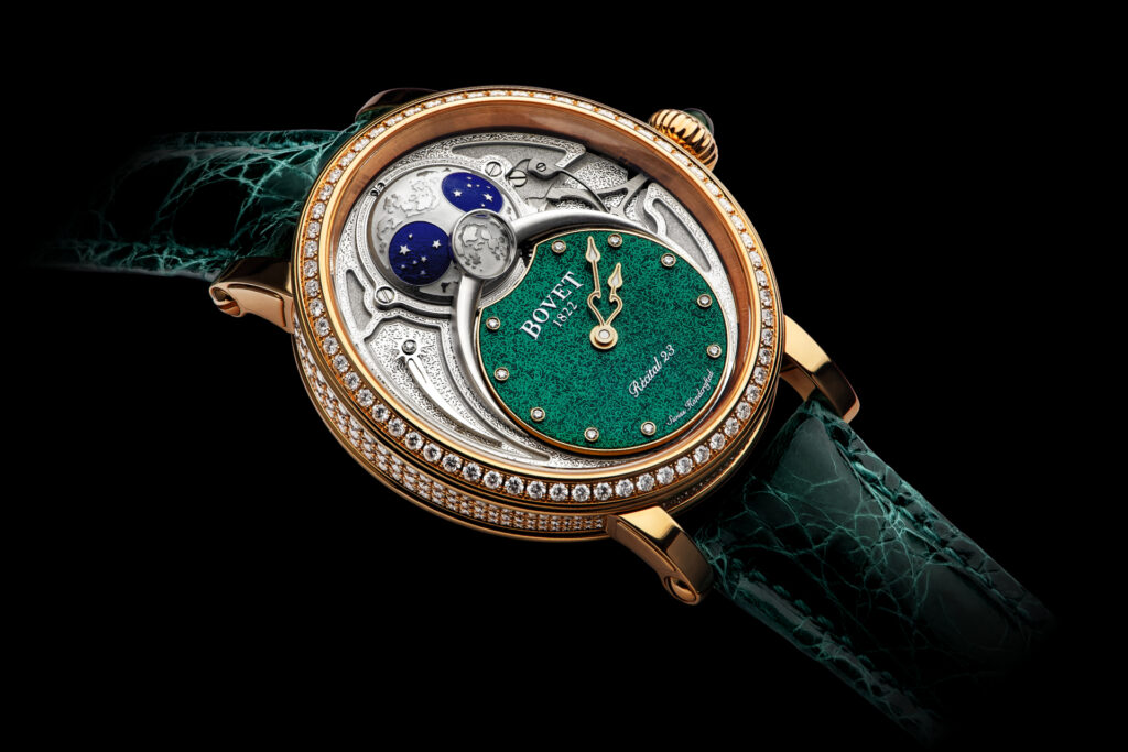 Bovet bovet recital 23 red gold green dial bb 3 4