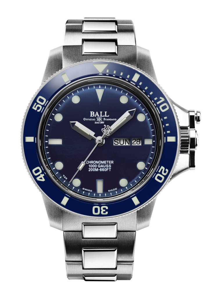Tiktok ball engineer hydrocarbon original mens blue watch 2770 watchpilot. Com