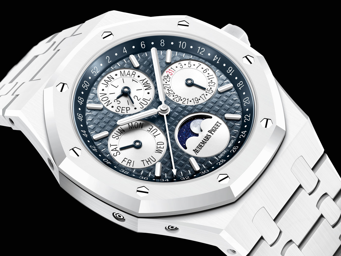 Audemars piguet royal oak perpetual calendar white ceramic