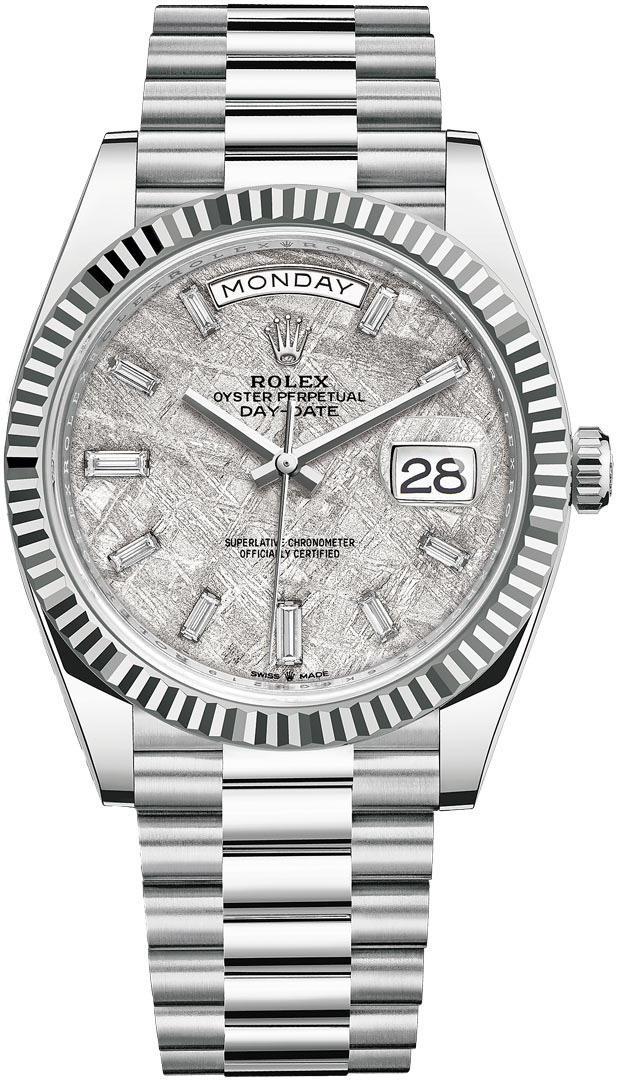 Rolex day date 40 platinum