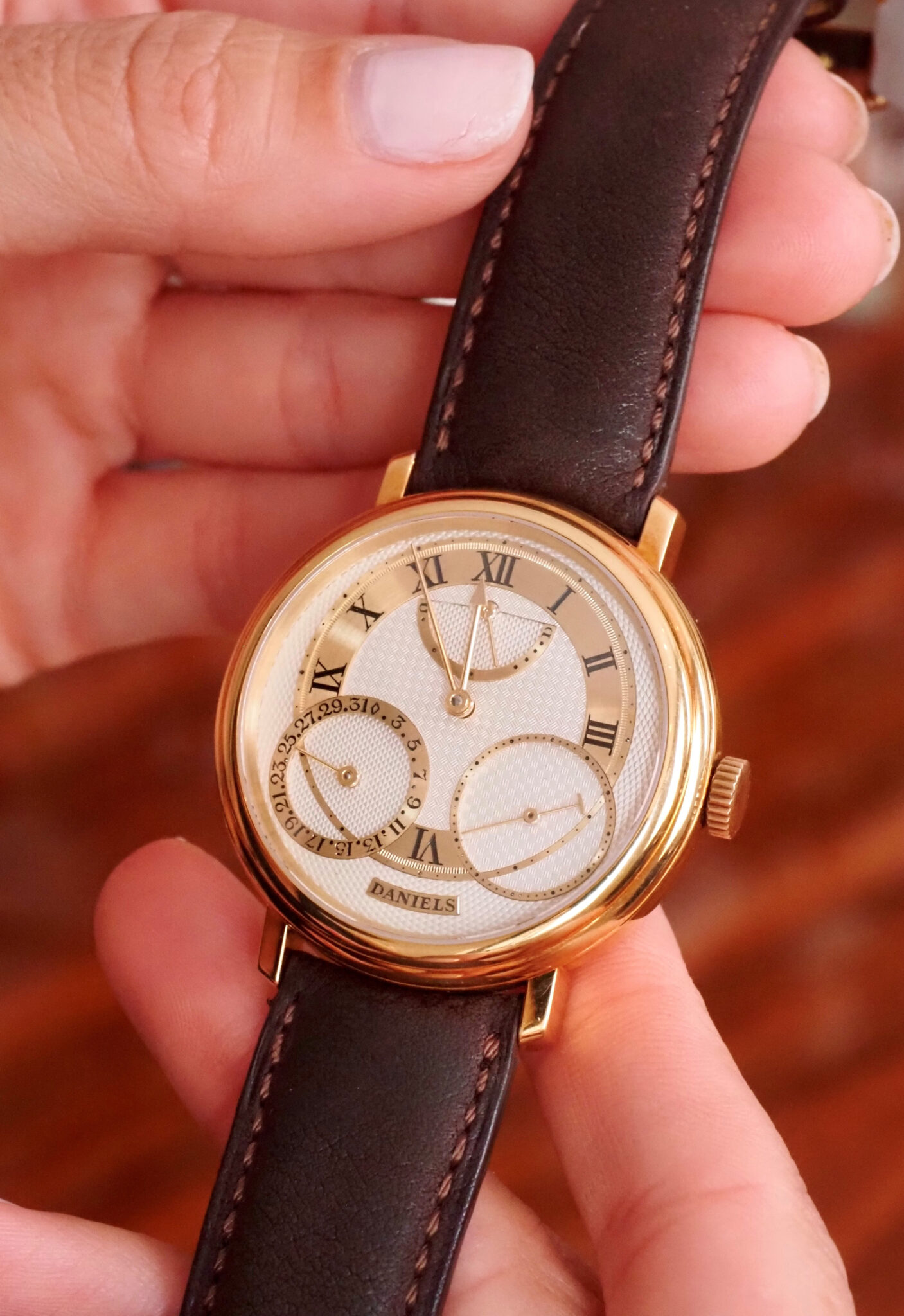 The first co axial anniversary wristwatch ever created 2011 estimate in excess of 500000 chf b