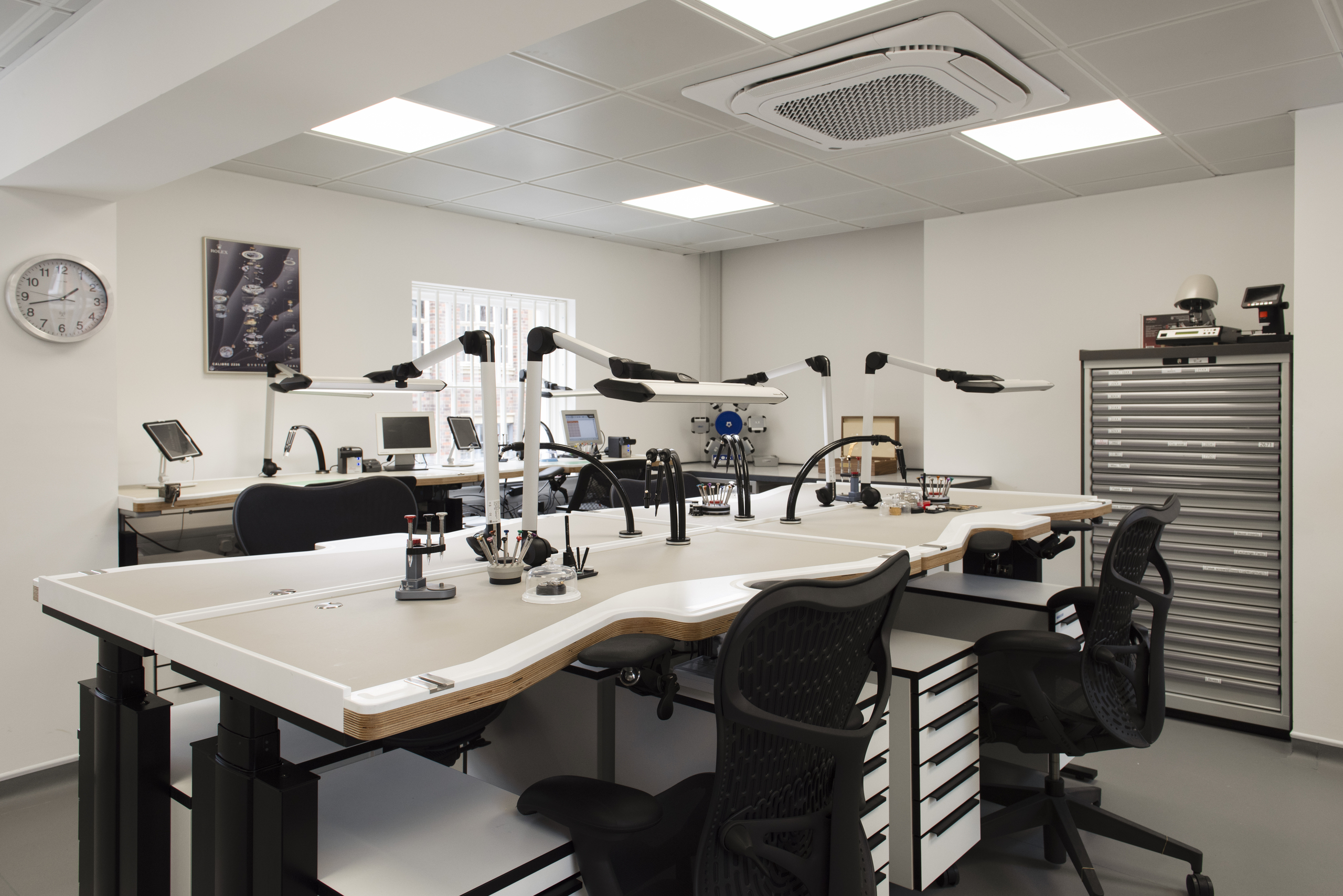 Pragnell leicester showroom watch workshop