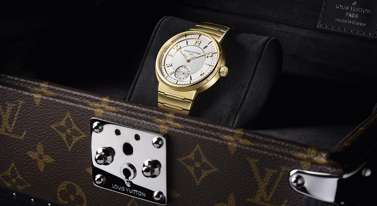Louis vuitton gold watch outlet