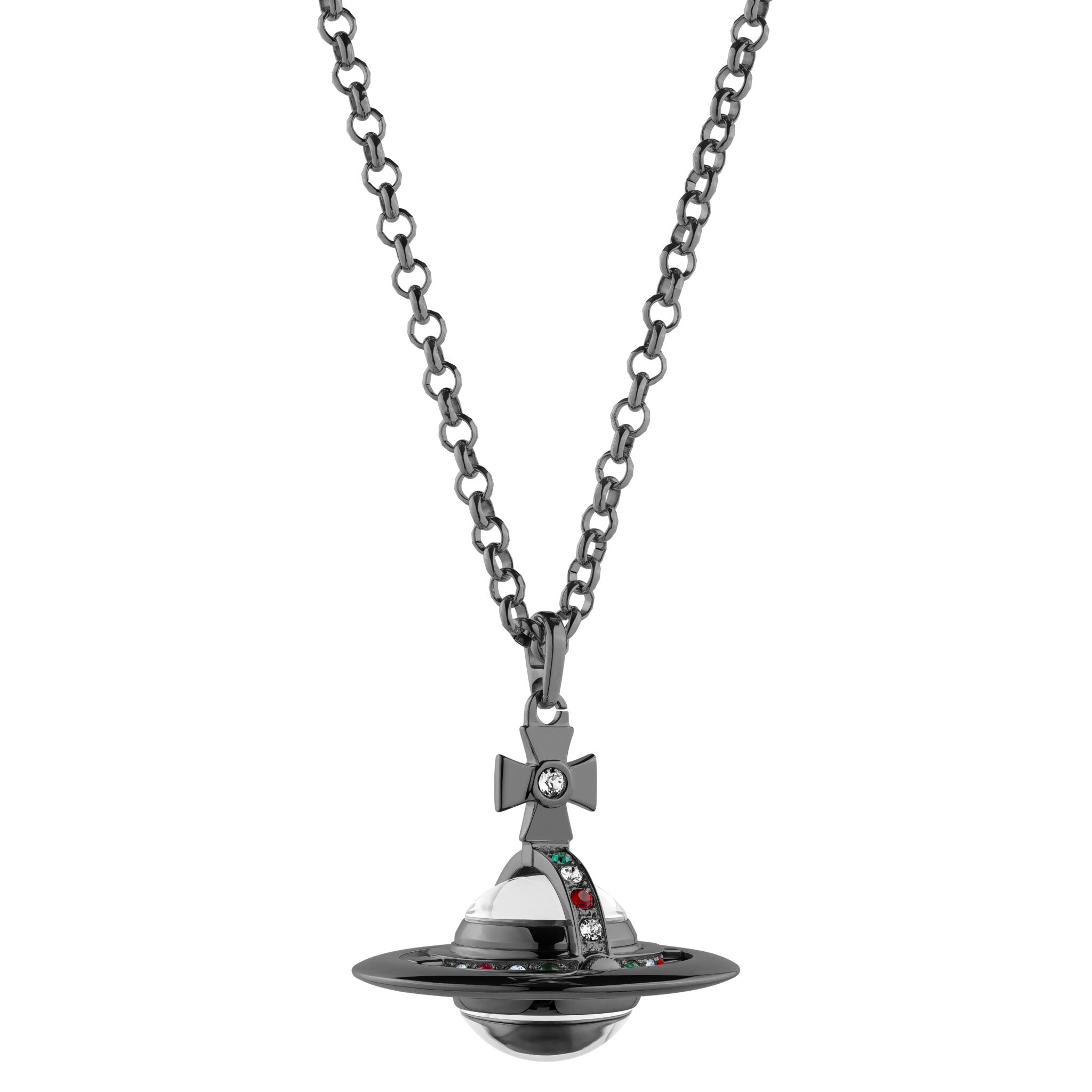 アクセサリー Vivienne Westwood ORB PENDANT WATCH Orb Watch Pendant Necklace in SILVER | Vivienne Westwood®