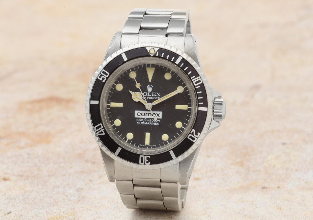 Rolex comex submariner reference 5514 estimate of 180000 220000