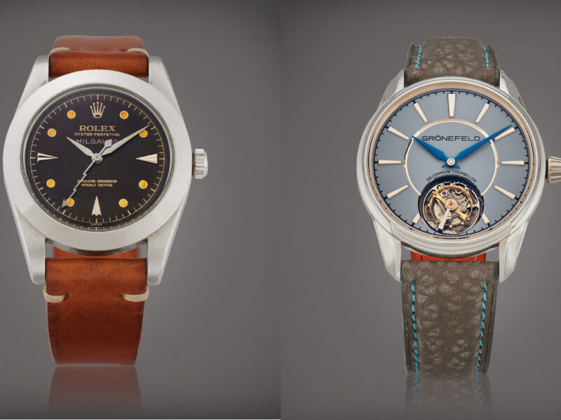 Vintage rolex watches compete with modern independent masterpieces at new york auction