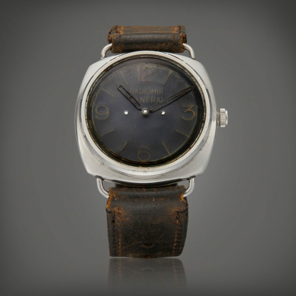 Panerai reference 3646 type b radiomir a stainless steel wristwatch circa 1941 02