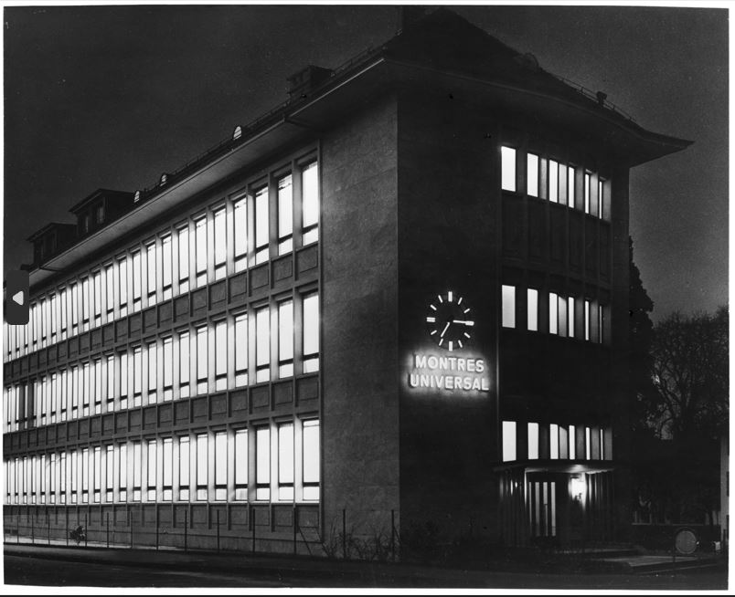 05 Universal Geneve the new factory inaugurated in 1956 Carouge municipality in the Canton of Geneva