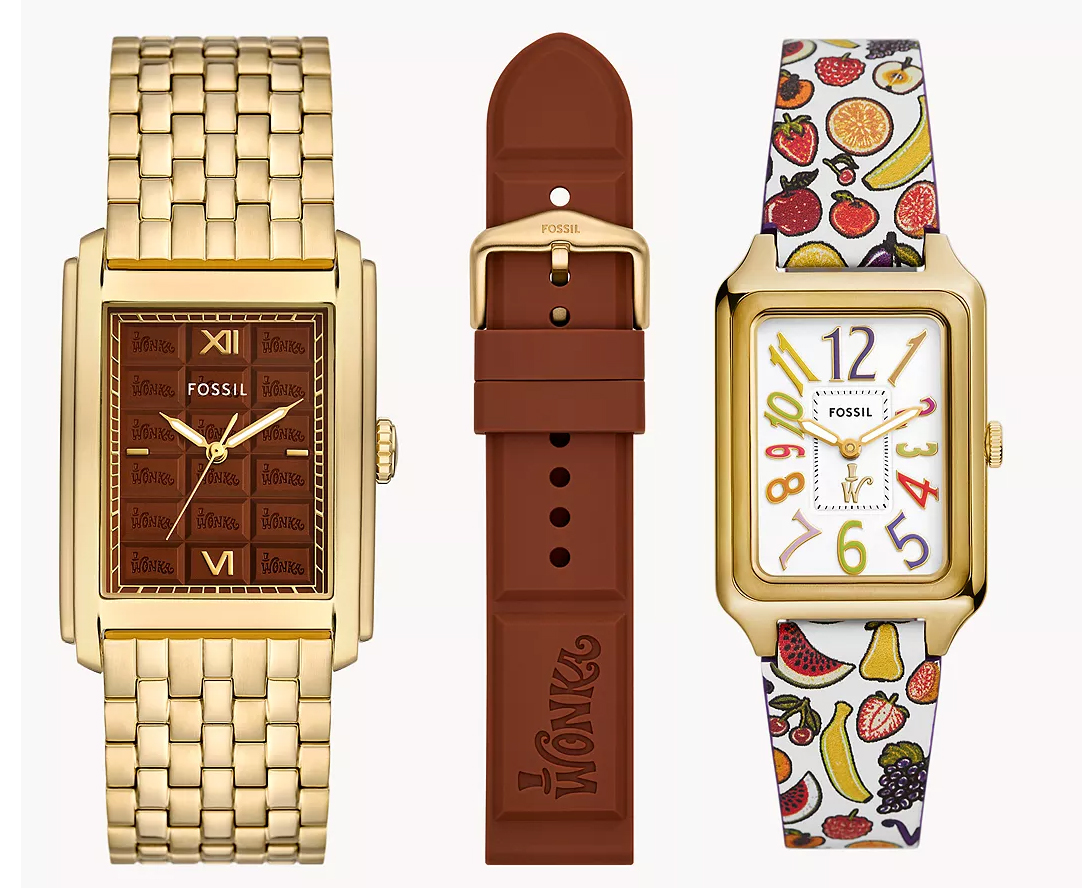[Willy Wonka×Fossil] マルチカラープリント レザーウォッチ Willy Wonka™ x Fossil Limited Edition Multicolor Print