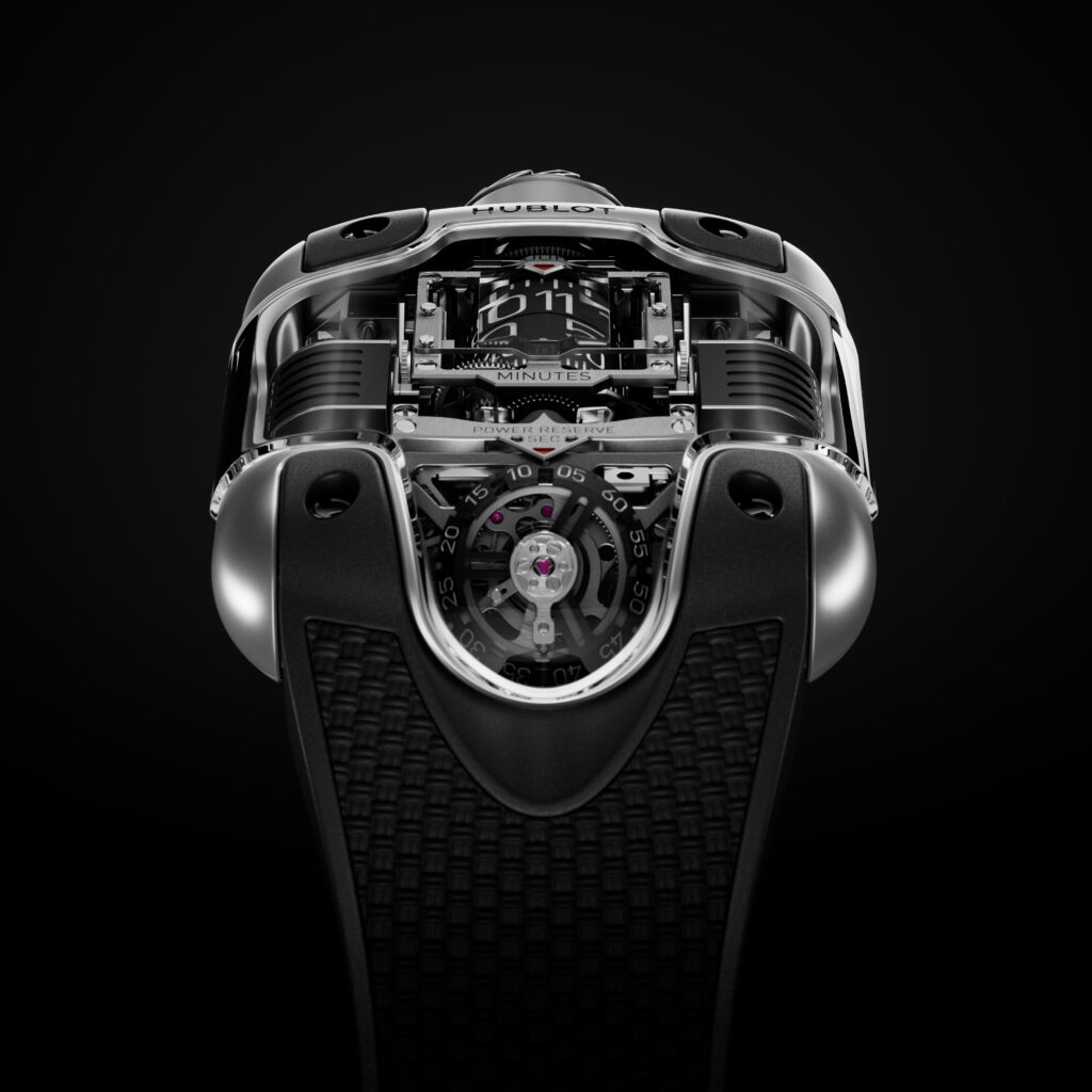 Hublot 的 Mp 团队将制表工艺推向极致 3 Hublot mp 10 陀飞轮能量系统重量钛金属 910.Nx。 0001.Rx mu hr b 3d 原件