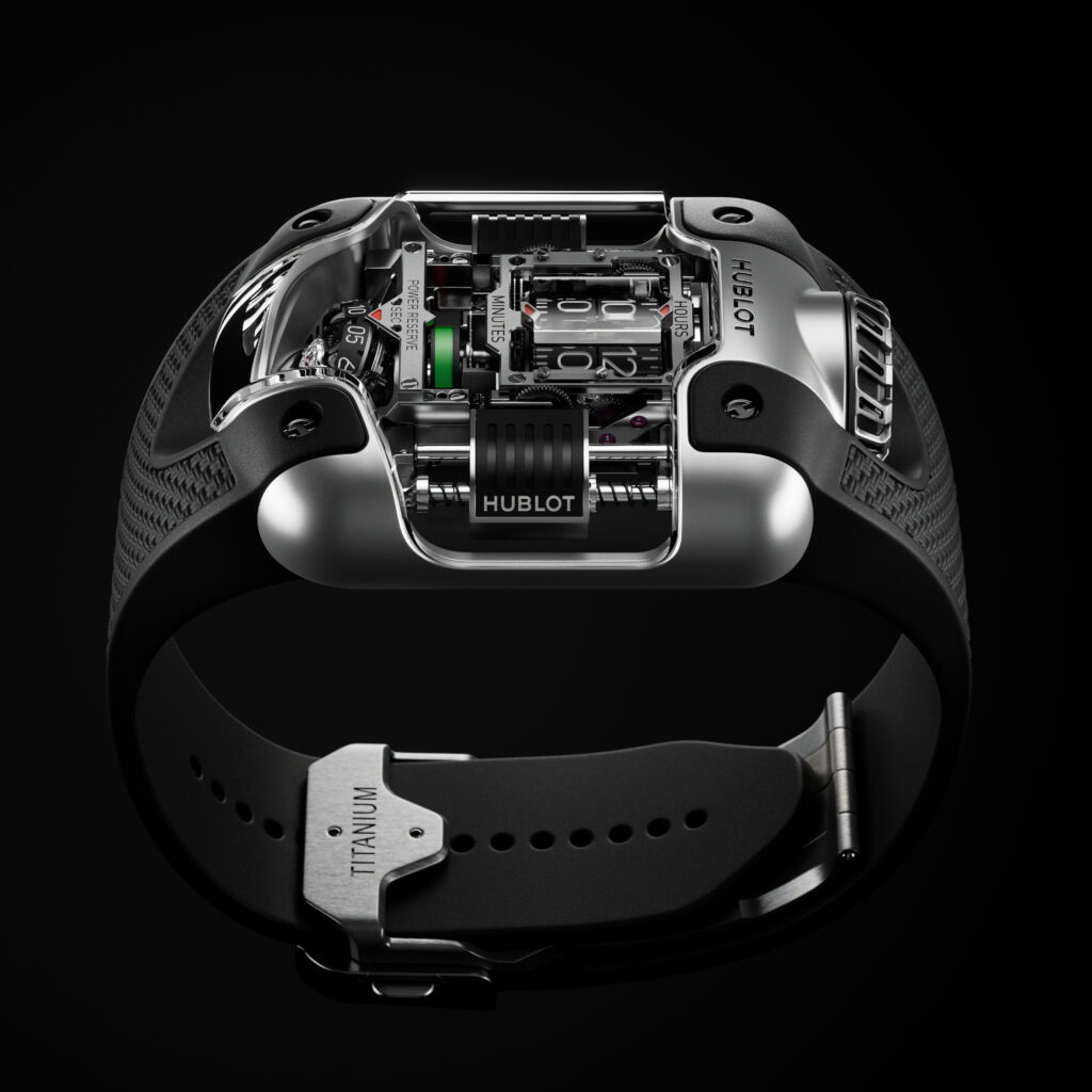 Hublot 的 Mp 团队将制表工艺推向极致 6 Hublot mp 10 陀飞轮能量系统重量钛金属 910.Nx。 0001.Rx pf hr b 3d 原件