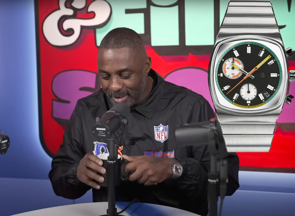 Idris Elba wears Brew Watch Co