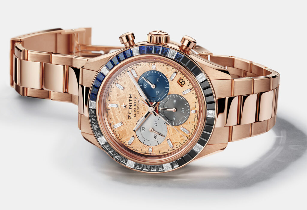 真力时 Chronomaster Sport 金镶宝石腕表