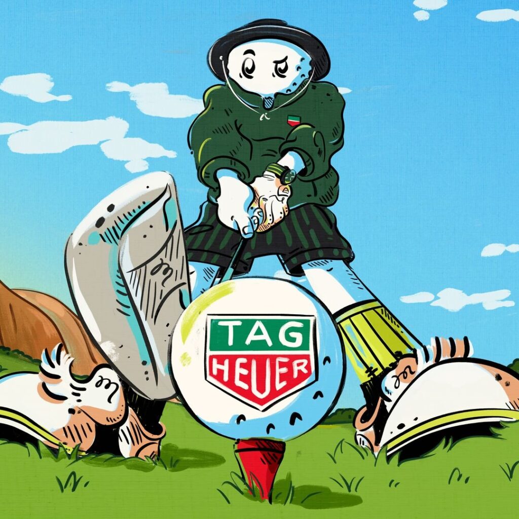 泰格豪雅 (Tag Heuer) 与千禧一代最喜爱的高尔夫品牌 3 合作 Instagram 发布 Malbon 插图 keyframe3