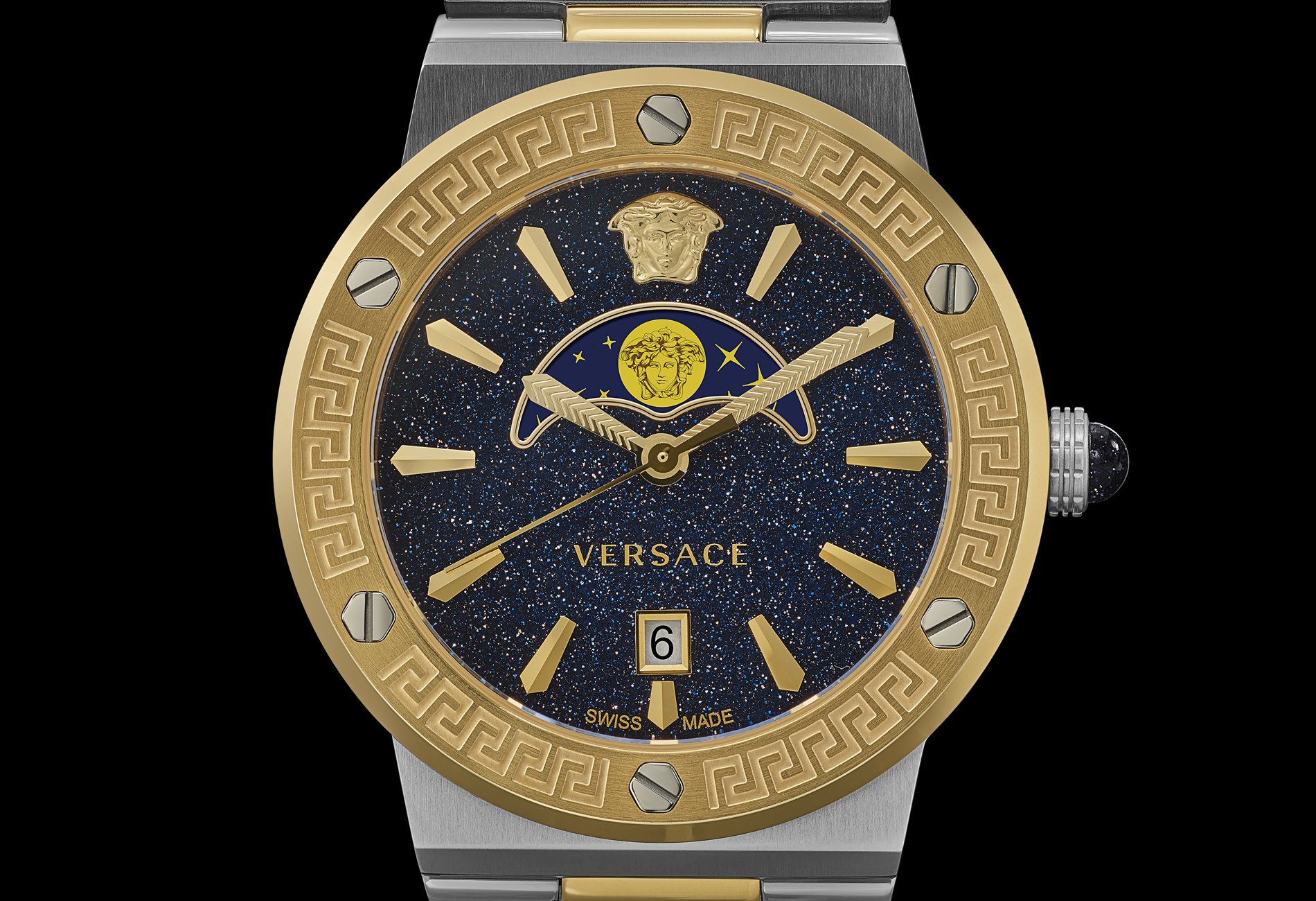 Versace Replaces Man In The Moon With Medussa In Latest Greca Watch