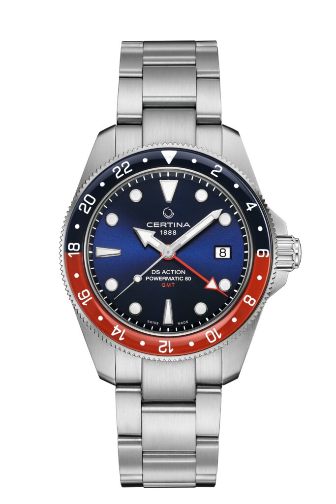 Gmt“Sprite”在 Certina Ds Action Line 3 中闪闪发光 C032。 929.11.041.00 大号