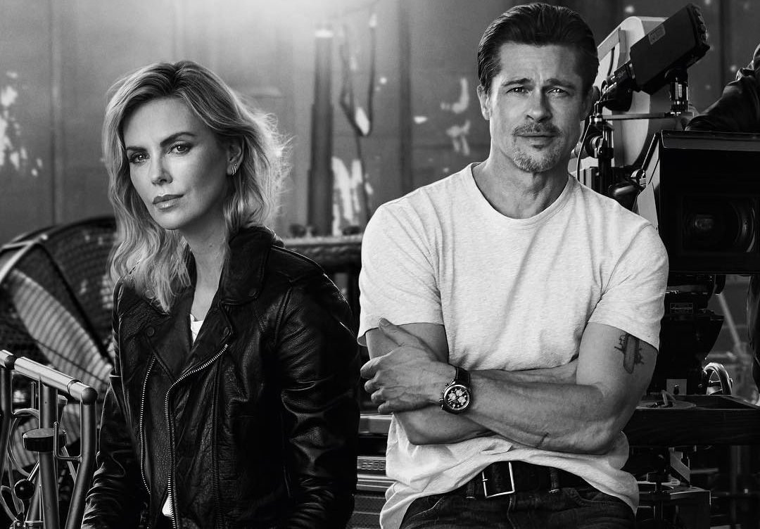 Breitling charlize theron and brad pitt