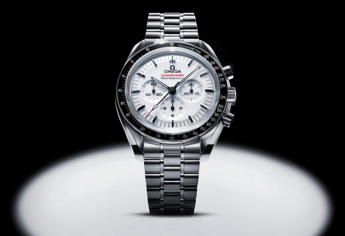 Omega Comes Clean With Glossy White Dialled Speedmaster Moonwatch