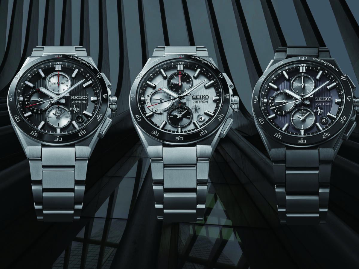 Seiko presents the first astron gps solar watch to combine dual-time technology with a chronograph function