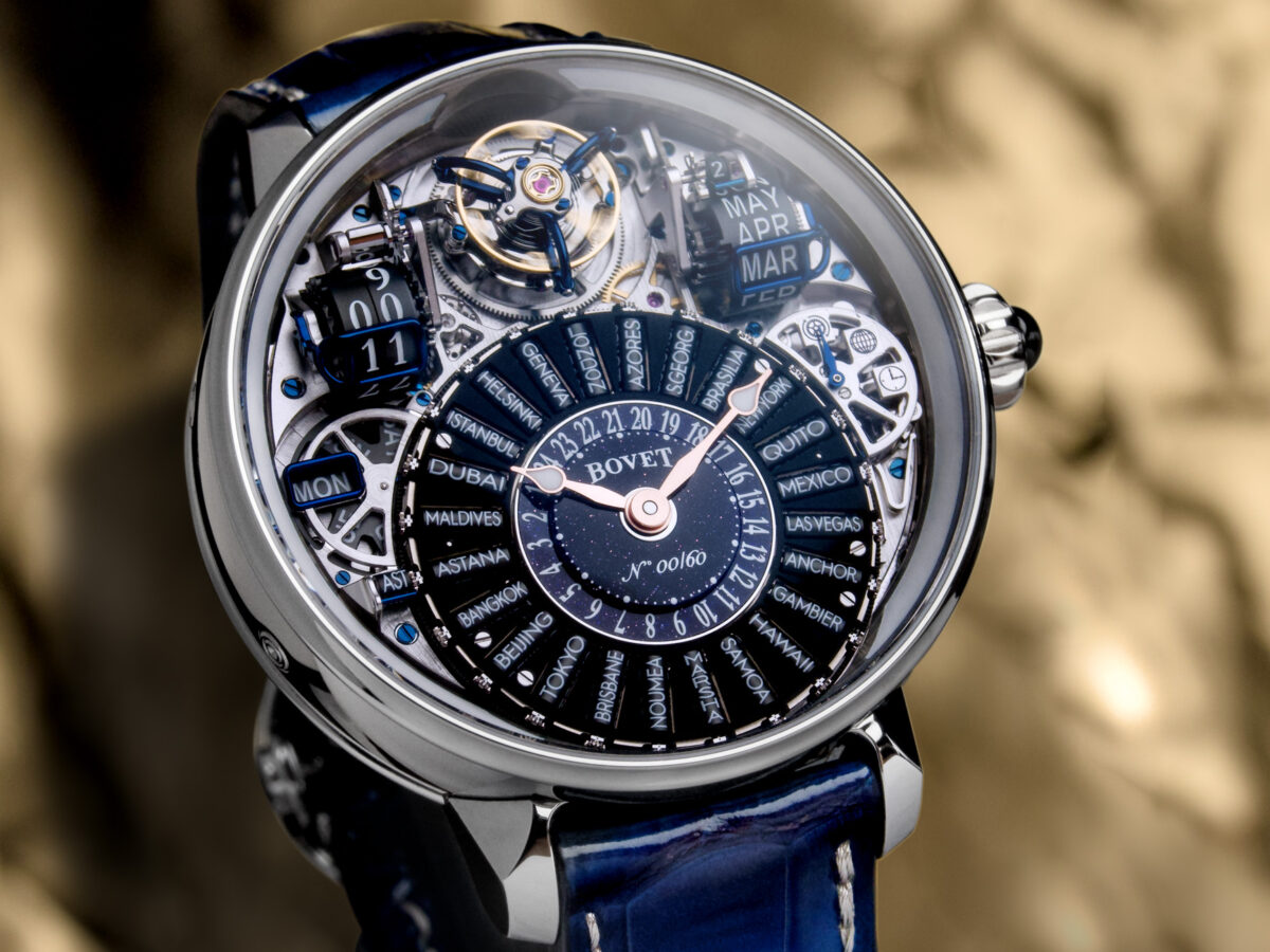Bovet invents mechanical world timer watch with daylight saving