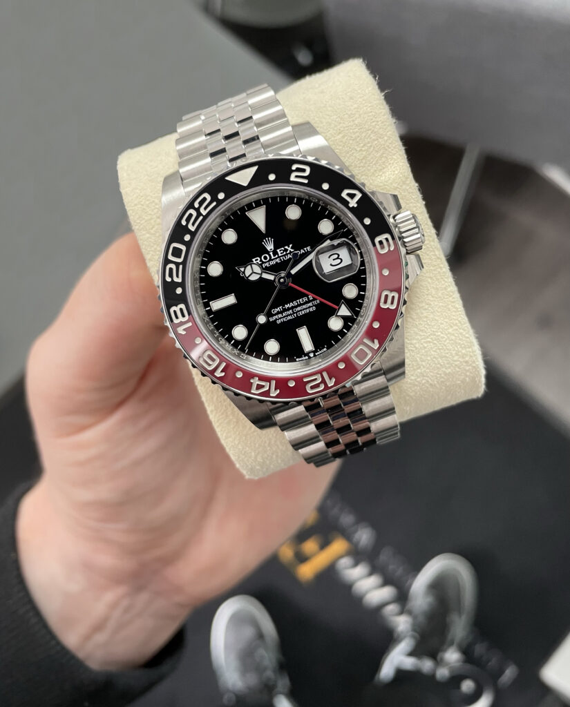 1 rolex gmt master ii with coke bezel