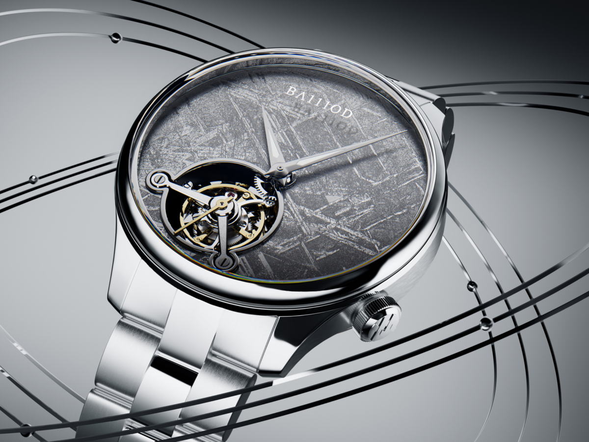 Ba111od beams space rock onto the dial of its chapter 4. 9 meteor tourbillon