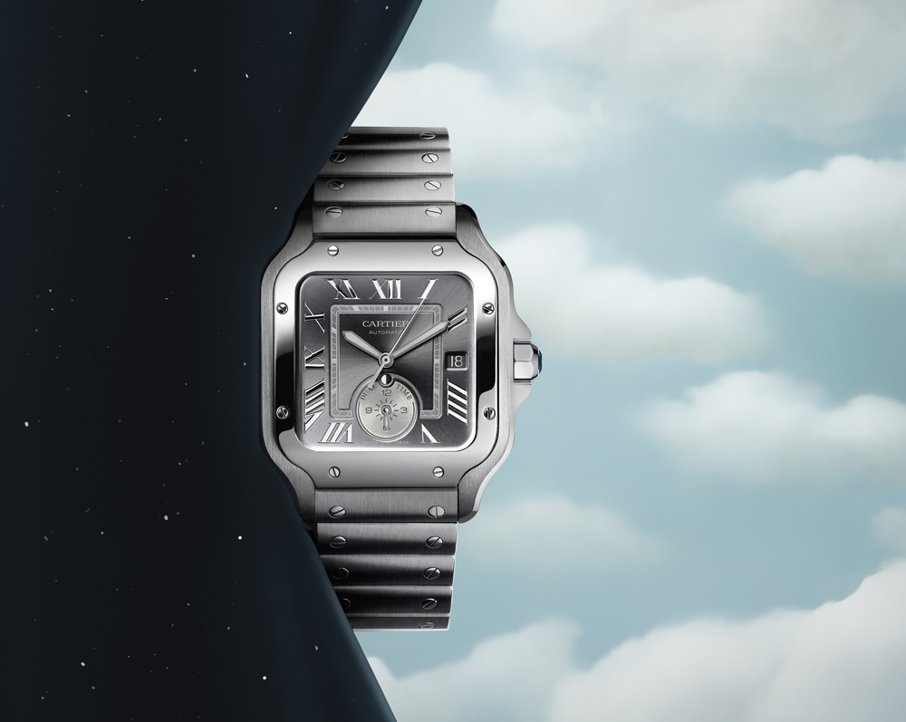 Cartier santos de cartier dual time a