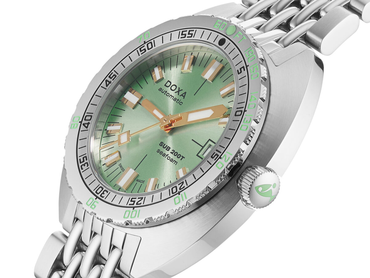 Doxa makes special 200t for watches of switzerland as centenary celebration continues