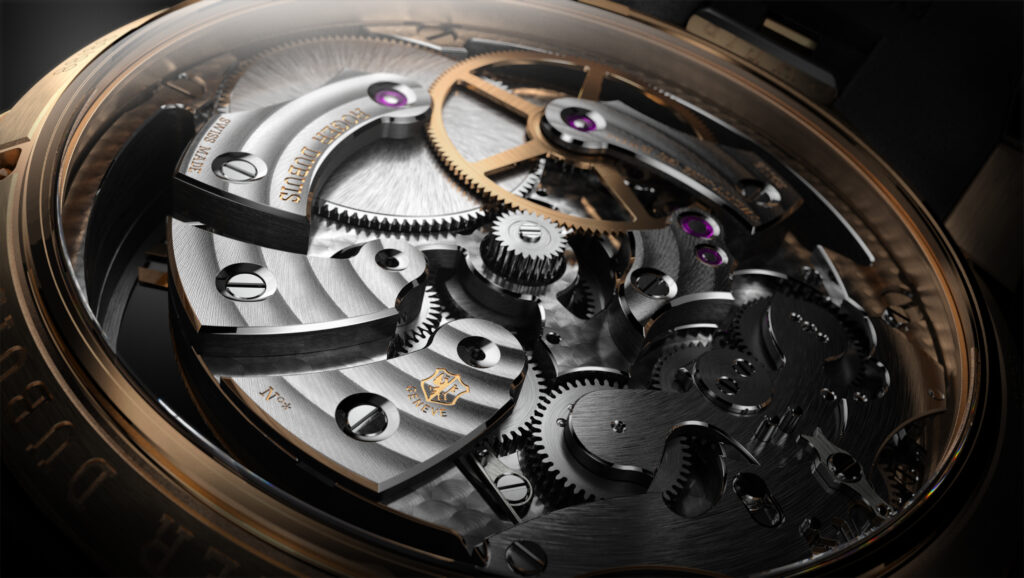 Roger dubuis orbis in machina rddbex1119 closeup caseback