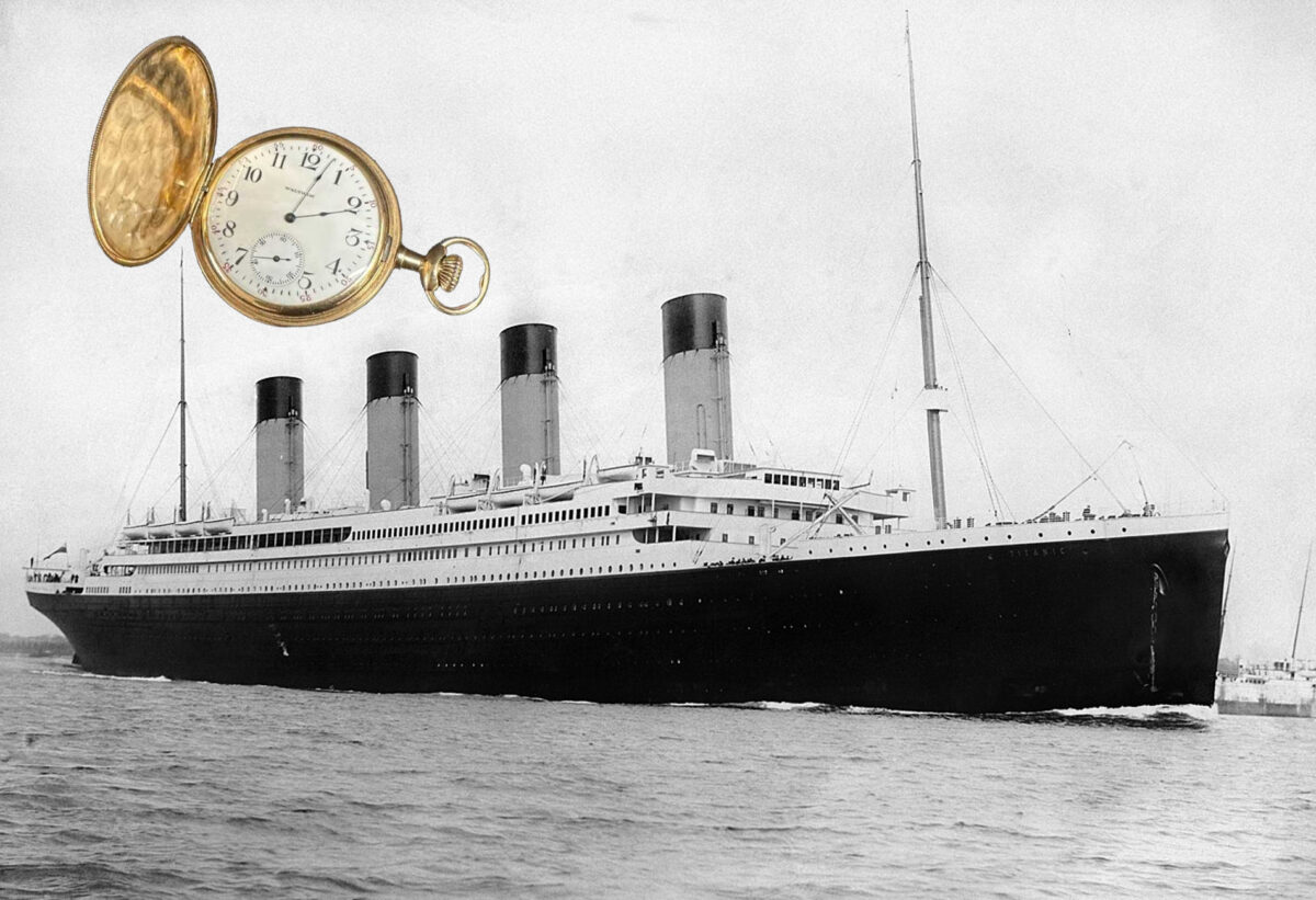 89ll8yeb titanic pocket watch