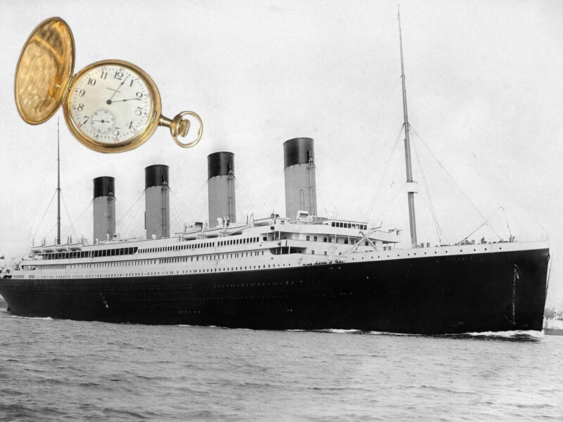 89ll8yeb titanic pocket watch