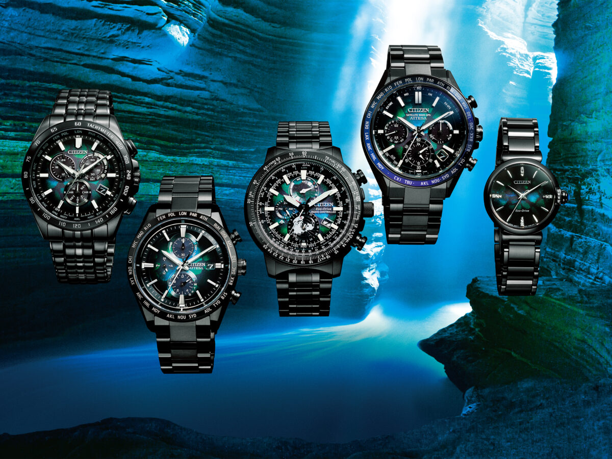 Citizen rock star watches are inspired by geological passage of time