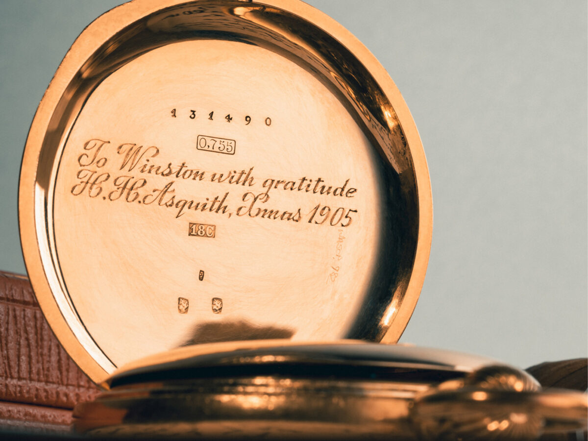 Historic winston churchill pocket watch appears at auction