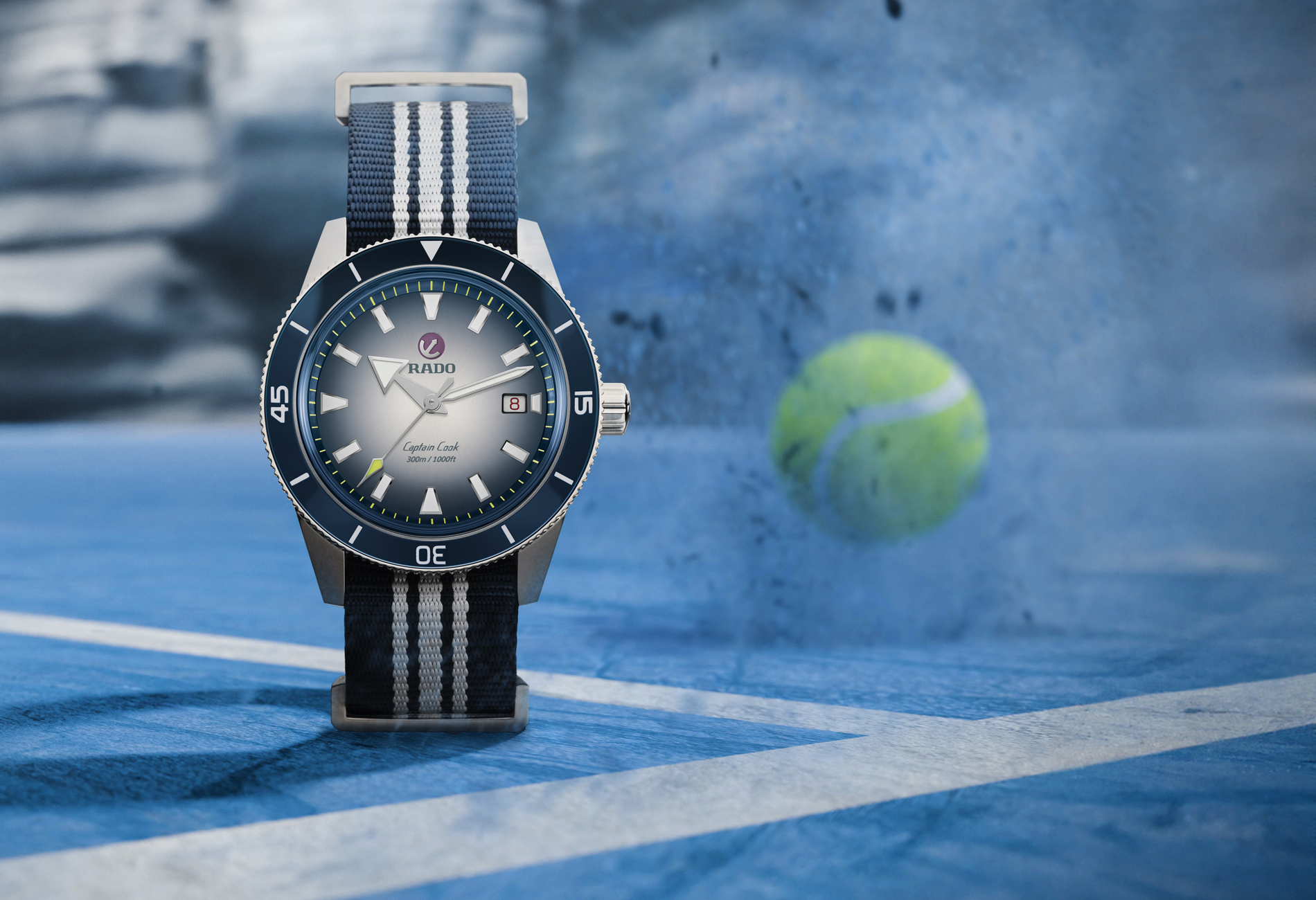 Rado's Love Of Tennis Inspires Captain Cook Summer Edition