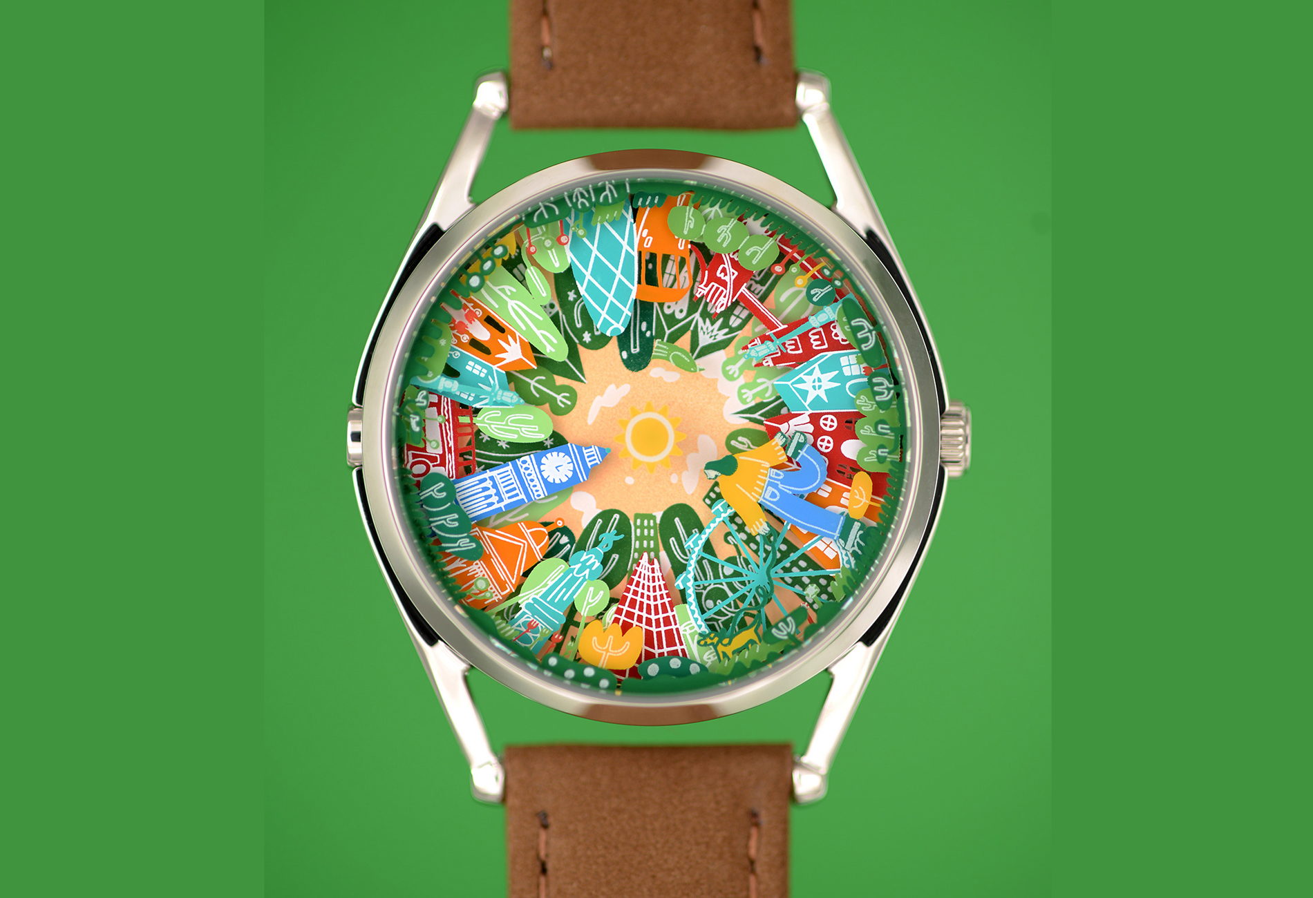 Mr Jones Watch Assembler Designs Whimsical Tails Of London Timepiece