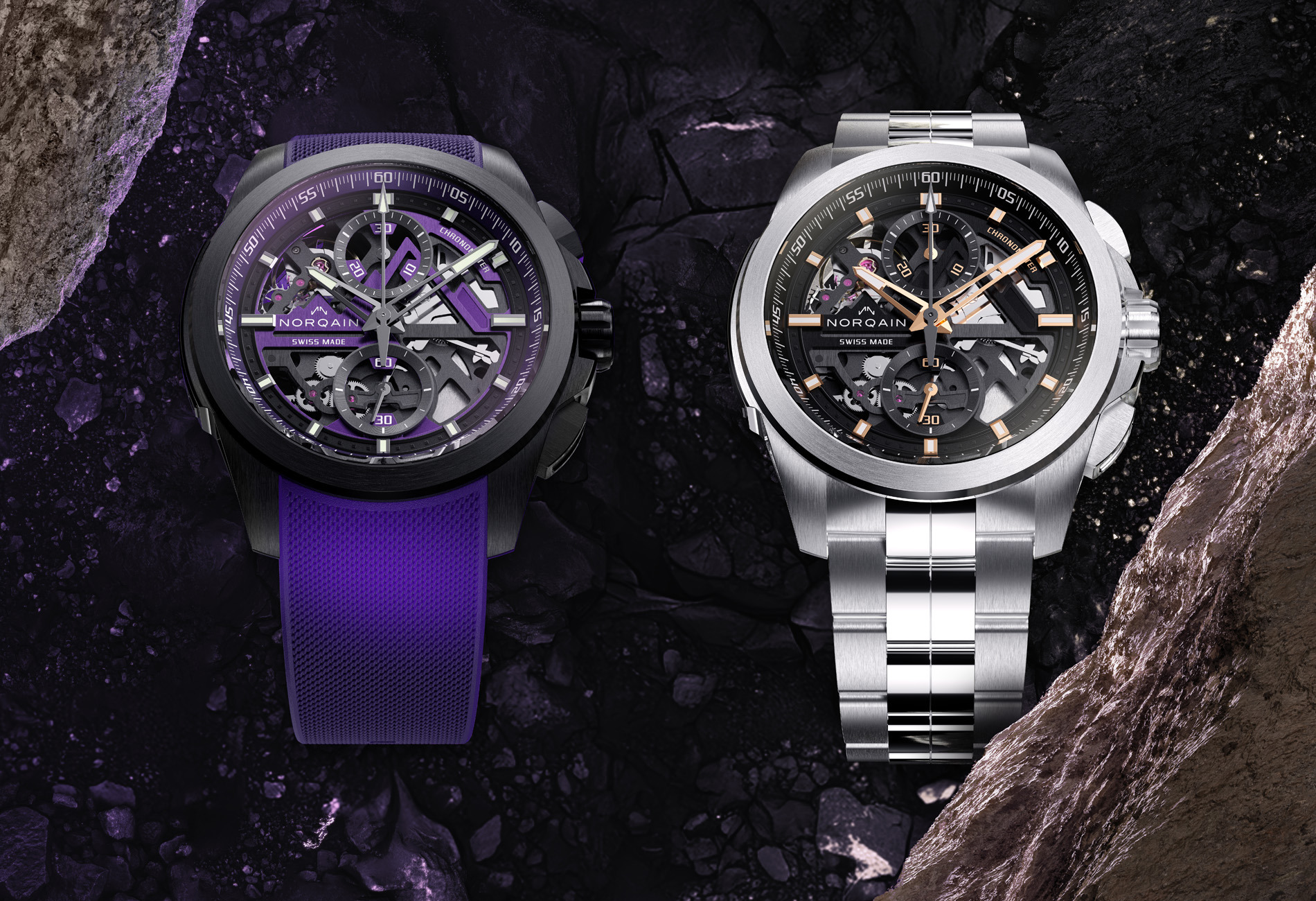 Norqain Unveils Exclusive Movement In Pair Of Punchy Flyback