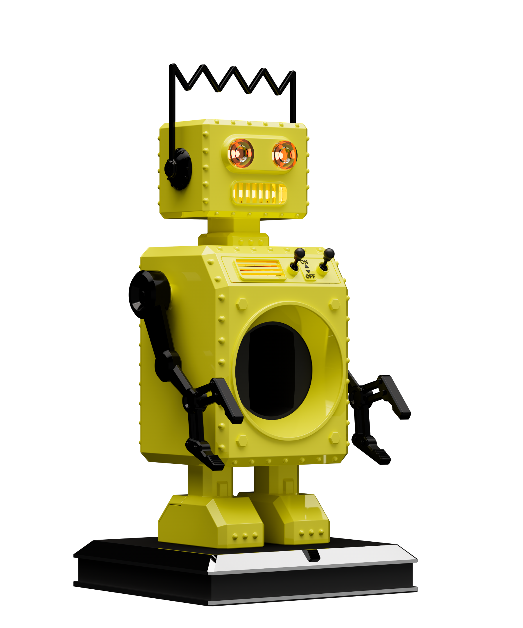 Pro Bot Yellow Retro-Bots Set For London Invasion At WatchPro Salon