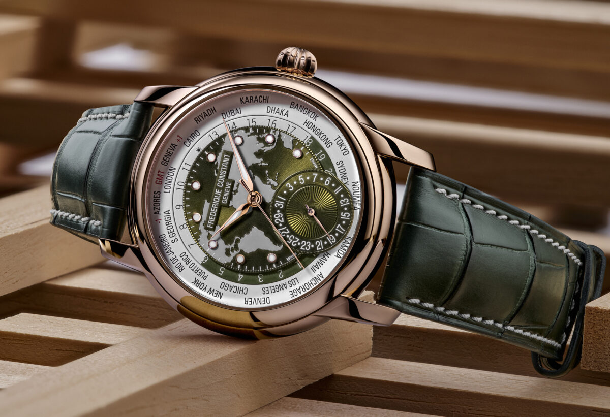 Frederique Constant Worldtimer Goes Green