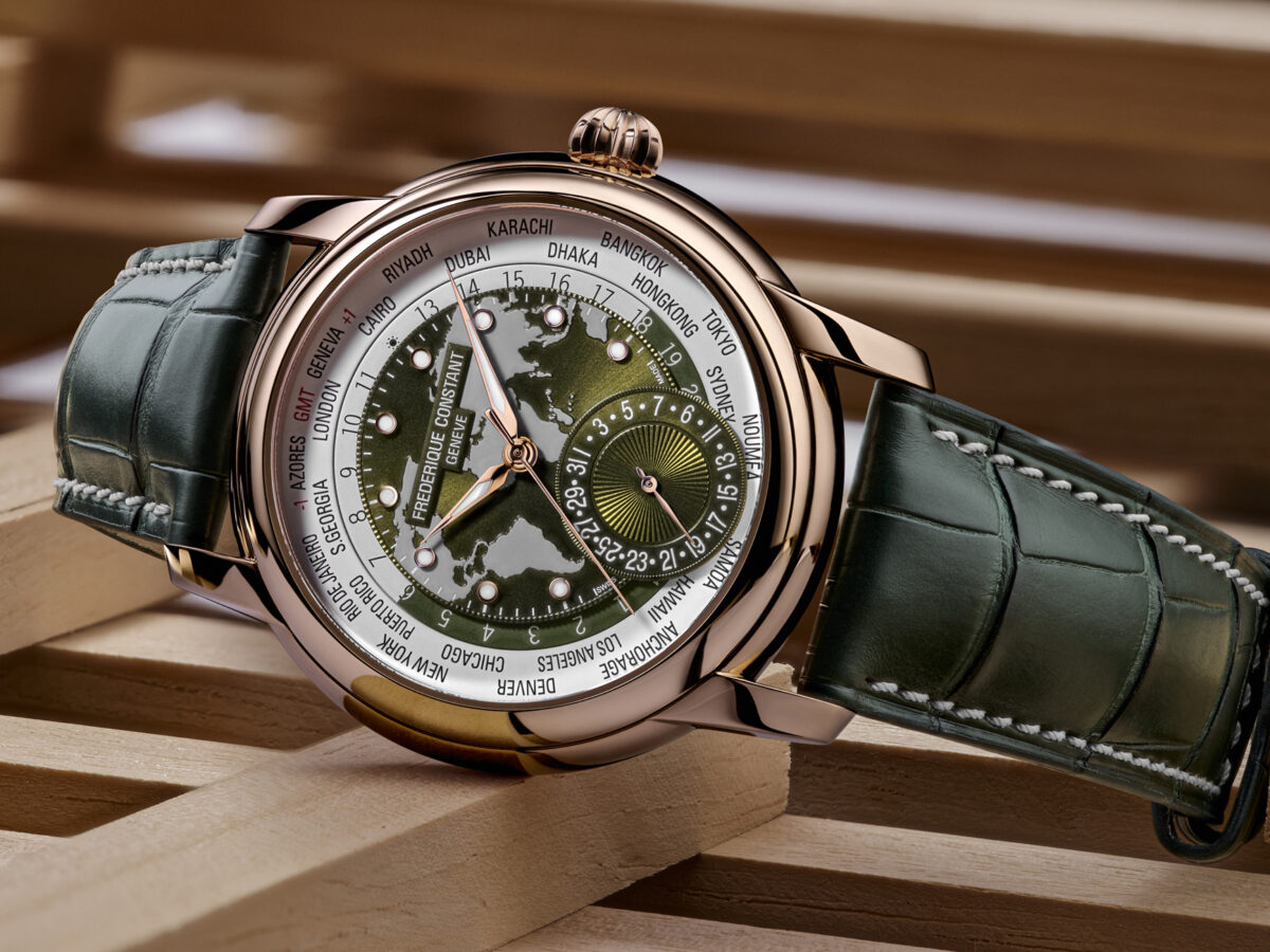 Frederique Constant Worldtimer Goes Green