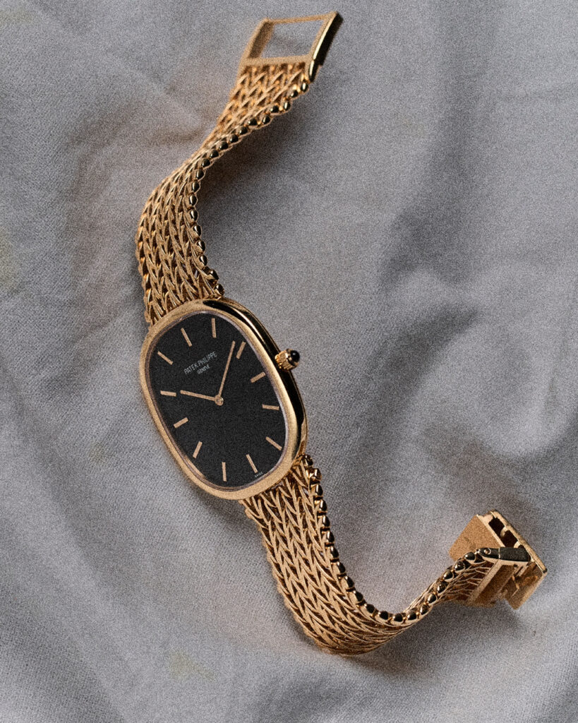 slim fit dress slacks Tiny Gold-tone Timex Dress Watch