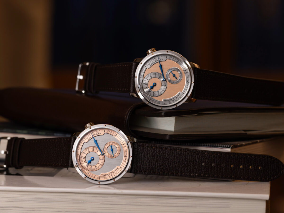 時計 LOUIS ERARD asymmetry automatic Louis Erard Asymmetrical Small Second Self-Winding Men's Watch