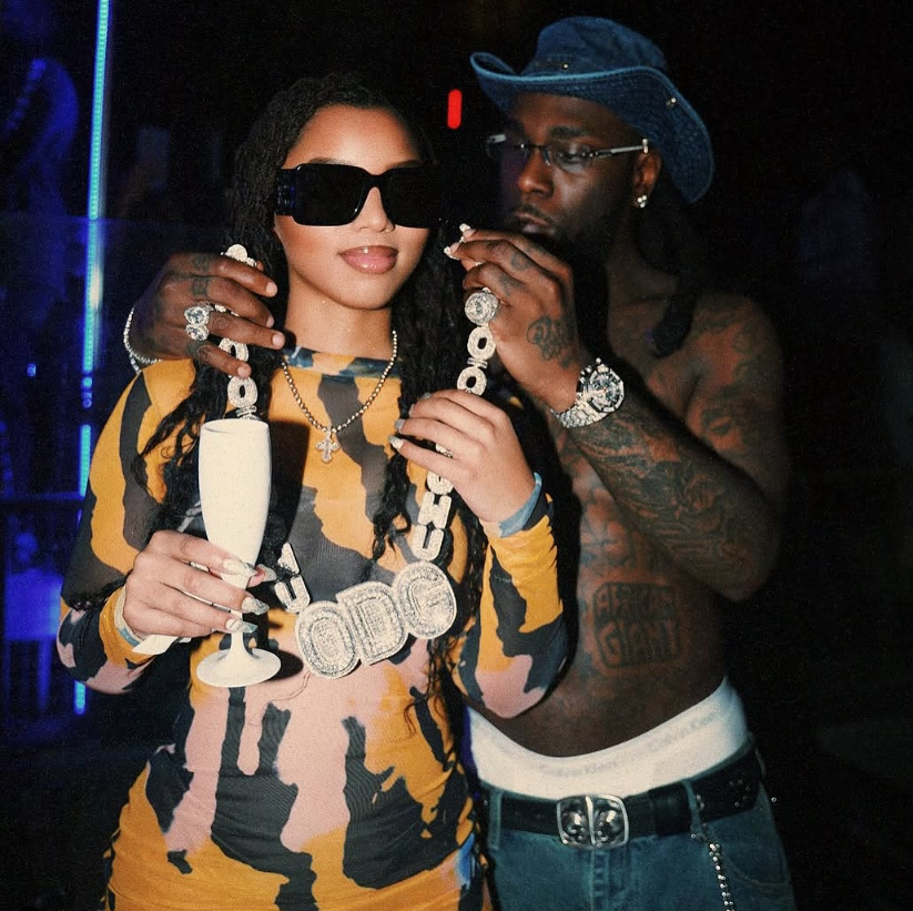 A jewellers Chloe Bailey Burna Boy