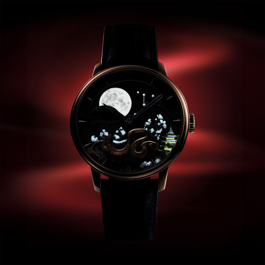 Arnold & Son Perpetual Moon 41.5 Red Gold watch