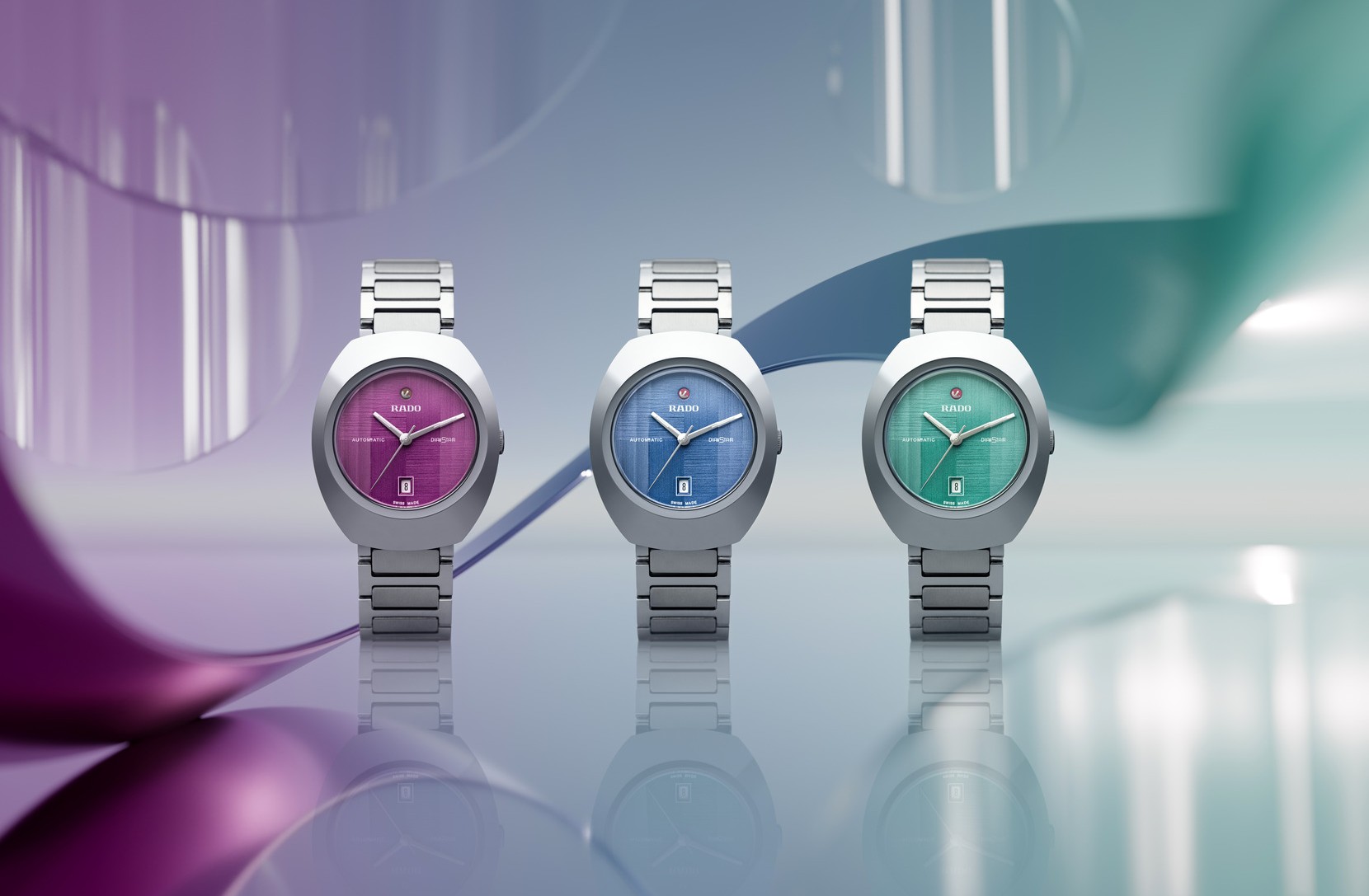 BEAUTIFUL RADO レディース 腕時計 コンビカラー Rado Brings New Colours To The DiaStar Original