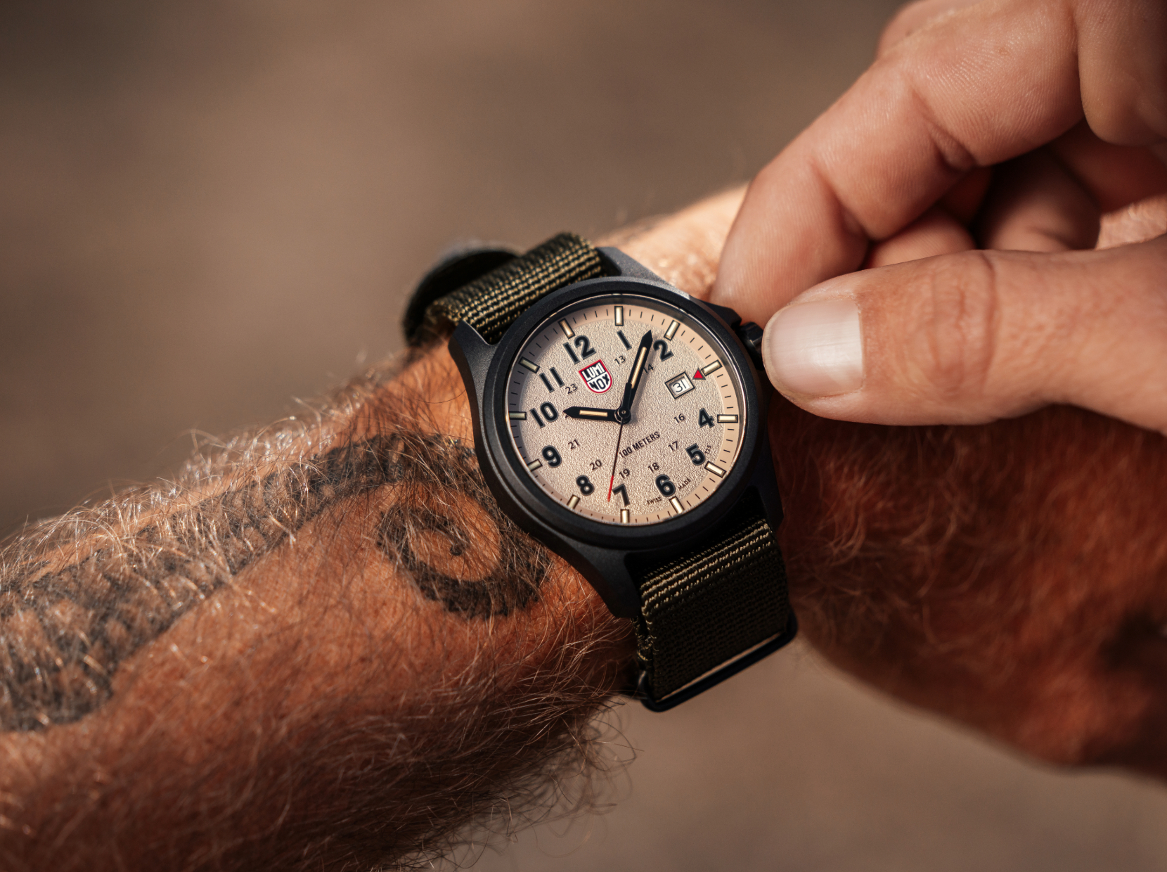 ルミノックス LUMINOX XL.1970.SET アナログ クオーツ ATACAMA FIELD 