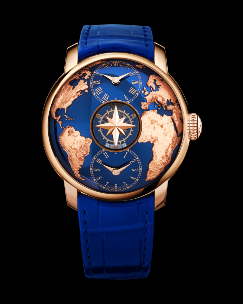Jacob & Co. The World Is Yours Dual Time Zone Tourbillon watch